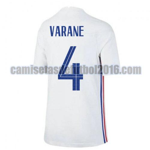 camiseta segunda francia 2020-2021 varane 4