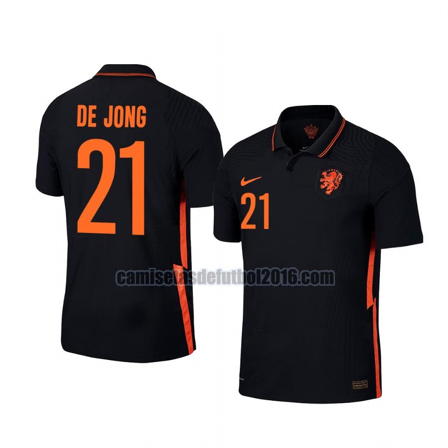 camiseta segunda holanda 2020-2021 frenkie de jong 21