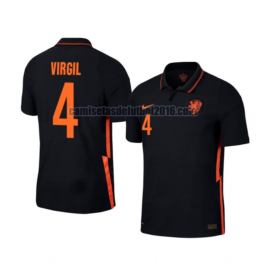 camiseta segunda holanda 2020-2021 virgil van dijk 4