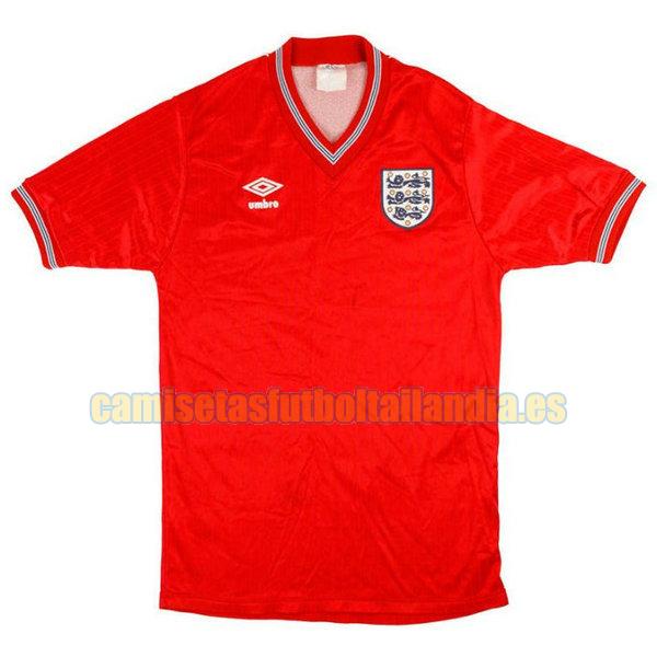 camiseta segunda inglaterra 1984-1987 rojo