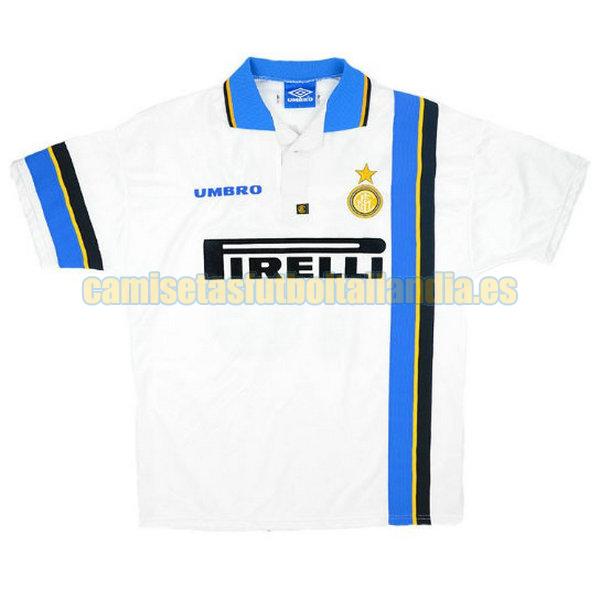 camiseta segunda inter milan 1997-1998 blanco