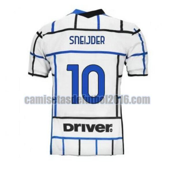 camiseta segunda inter milan 2020-2021 sneijder 10