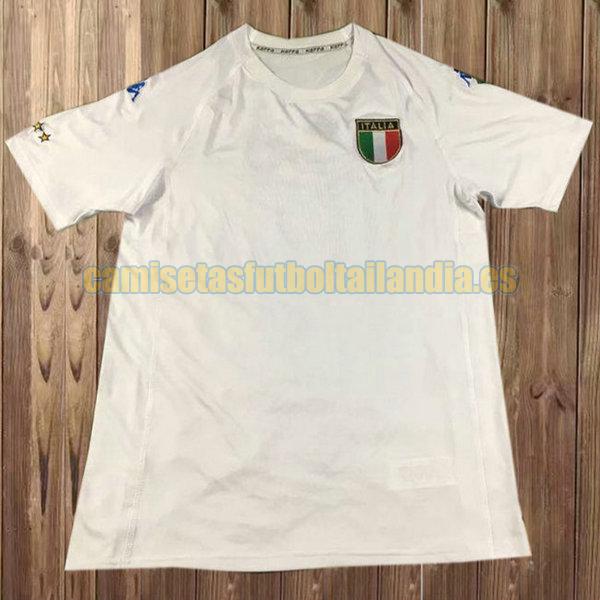 camiseta segunda italia 2000 blanco