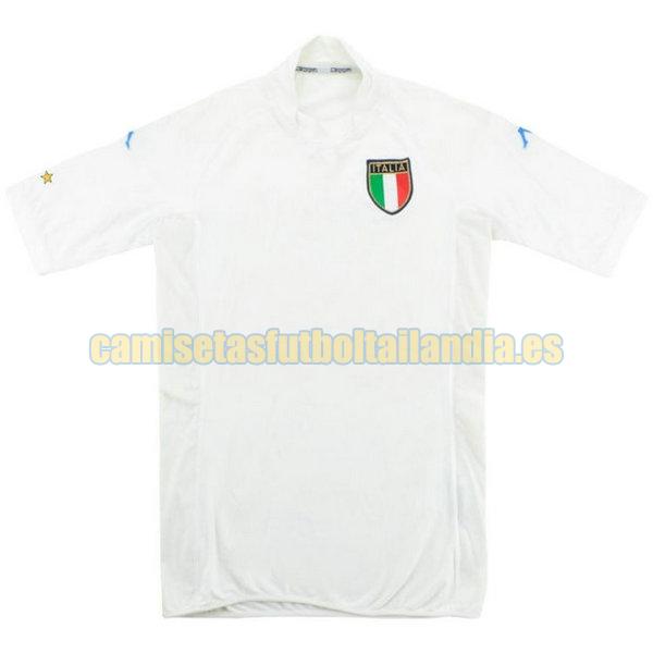 camiseta segunda italia 2002 blanco