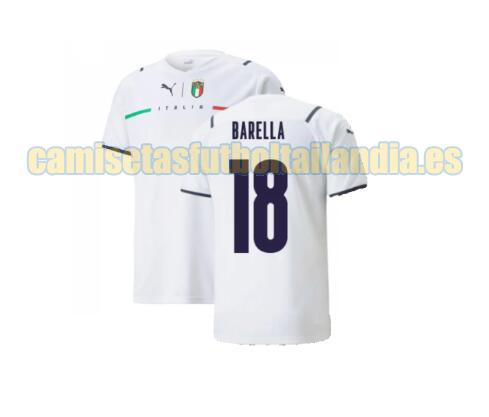 camiseta segunda italia 2021-2022 barella 18