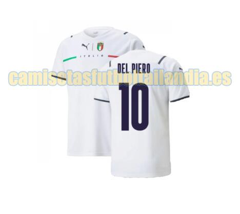 camiseta segunda italia 2021-2022 del piero 10