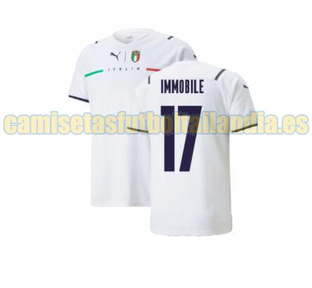 camiseta segunda italia 2021-2022 immobile 17