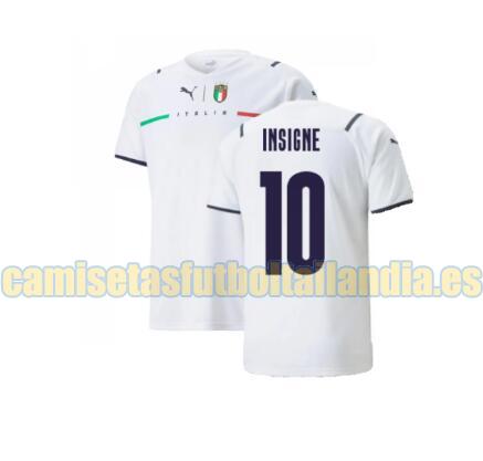 camiseta segunda italia 2021-2022 insigne 10