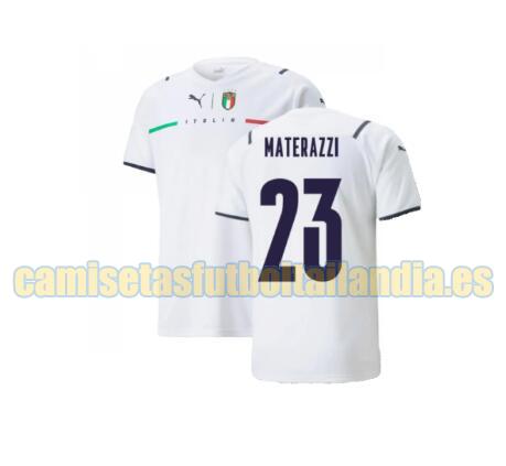 camiseta segunda italia 2021-2022 materazzi 23