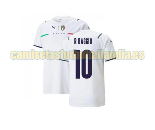 camiseta segunda italia 2021-2022 r baggio 10