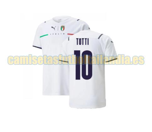 camiseta segunda italia 2021-2022 totti 10