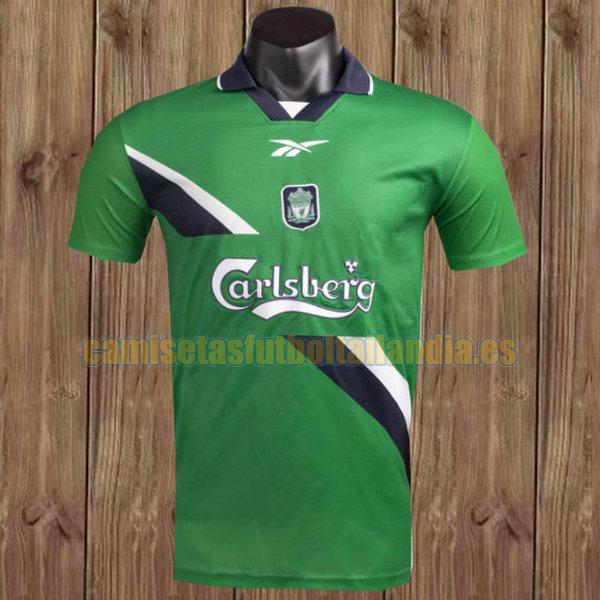 camiseta segunda liverpool 1999-2000 verde