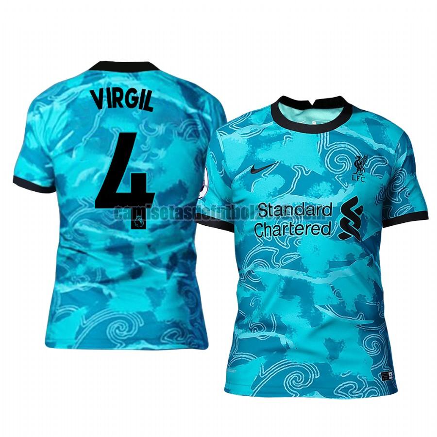 camiseta segunda liverpool 2020-2021 virgil van dijk 4