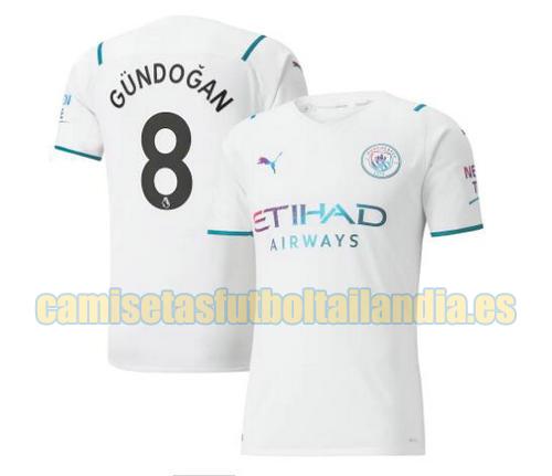 camiseta segunda manchester city 2021-2022 gundogan 8