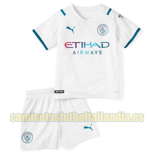 camiseta segunda manchester city 2021-2022 niño