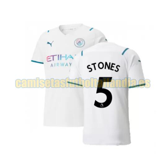 camiseta segunda manchester city 2021-2022 stones 5
