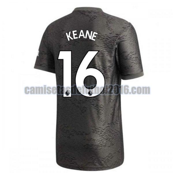 camiseta segunda manchester united 2020-2021 keane 16