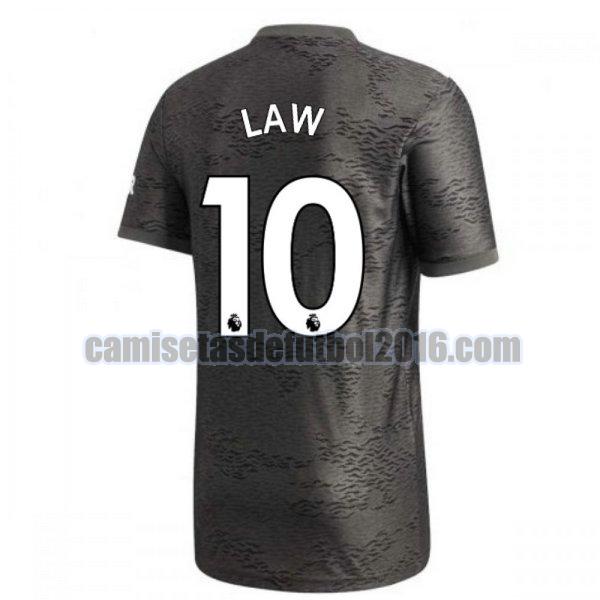 camiseta segunda manchester united 2020-2021 law 10