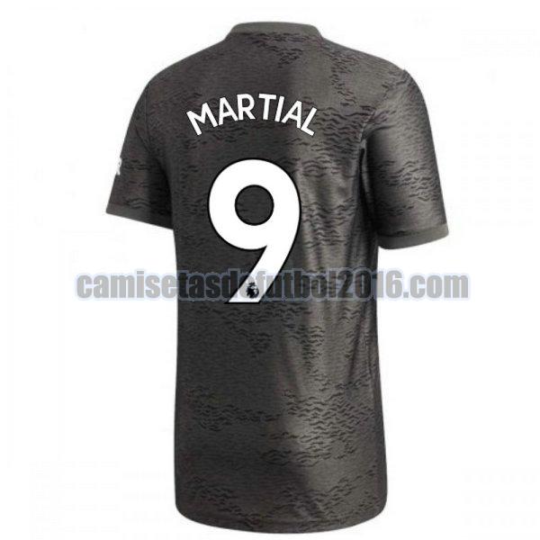 camiseta segunda manchester united 2020-2021 martial 9