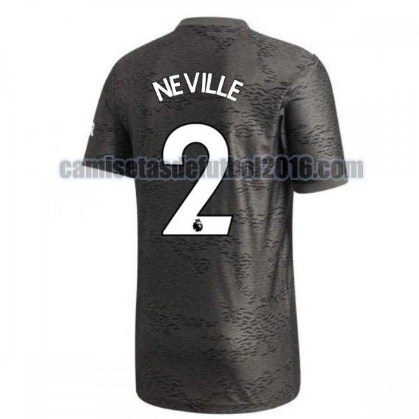 camiseta segunda manchester united 2020-2021 neville 2