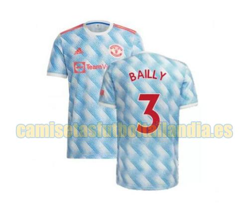 camiseta segunda manchester united 2021-2022 bailly 3