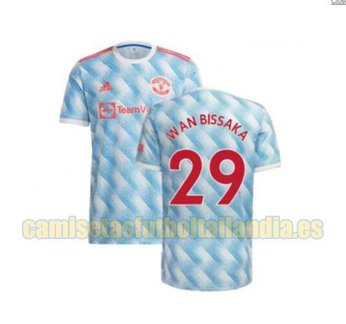 camiseta segunda manchester united 2021-2022 wan bissaka 29