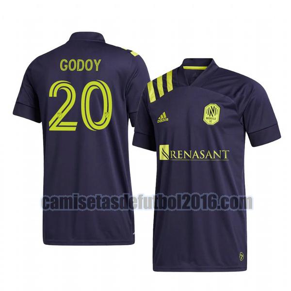 camiseta segunda nashville sc 2020-2021 anibal godoy replica 20