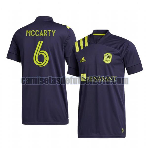 camiseta segunda nashville sc 2020-2021 dax mccarty replica 6