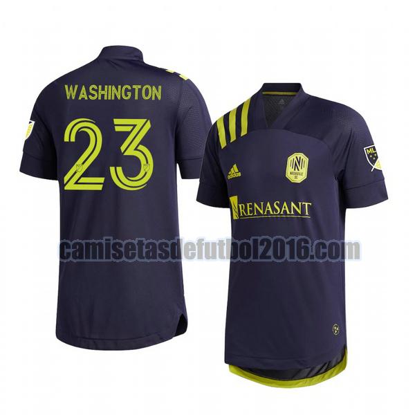 camiseta segunda nashville sc 2020-2021 taylor washington 23