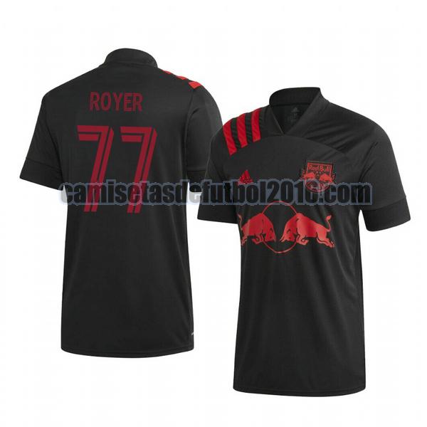 camiseta segunda new york red bull 2020-2021 daniel royer 77