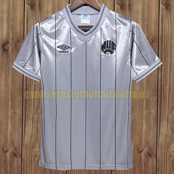 camiseta segunda newcastle united 1983-1985 gris