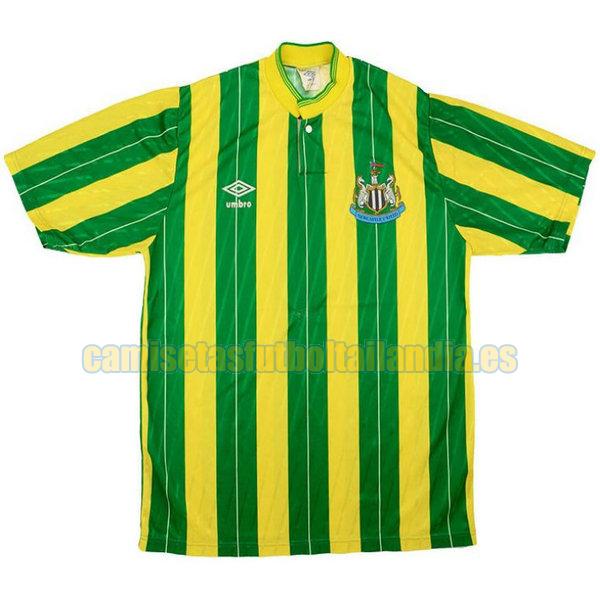 camiseta segunda newcastle united 1988-1990 verde