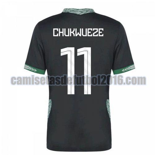 camiseta segunda nigeria 2020-2021 chukwueze 11