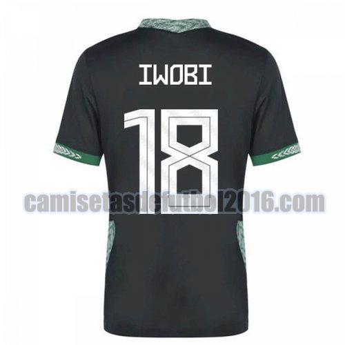 camiseta segunda nigeria 2020-2021 iwobi 18