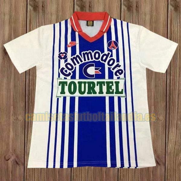 camiseta segunda paris saint germain 1993-1994 blanco