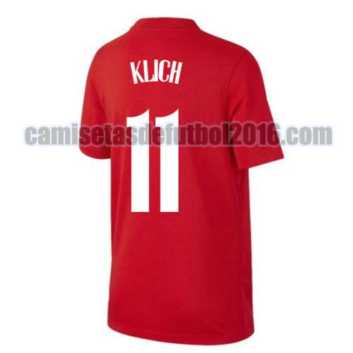 camiseta segunda polonia 2020-2021 klich 11