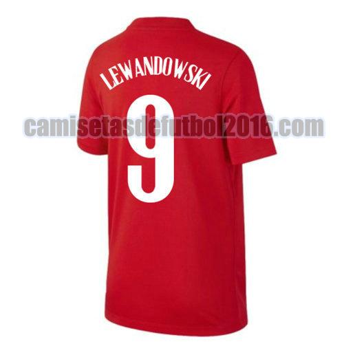 camiseta segunda polonia 2020-2021 lewandowski 9