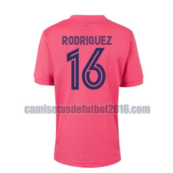 camiseta segunda real madrid 2020-2021 rodriquez 16