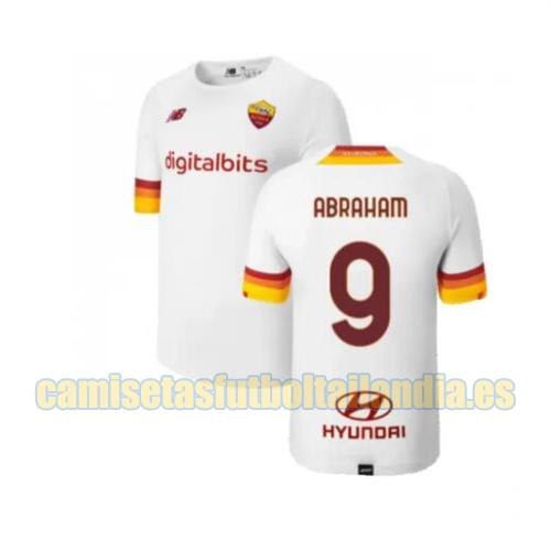 camiseta segunda roma 2021-2022 abraham 9