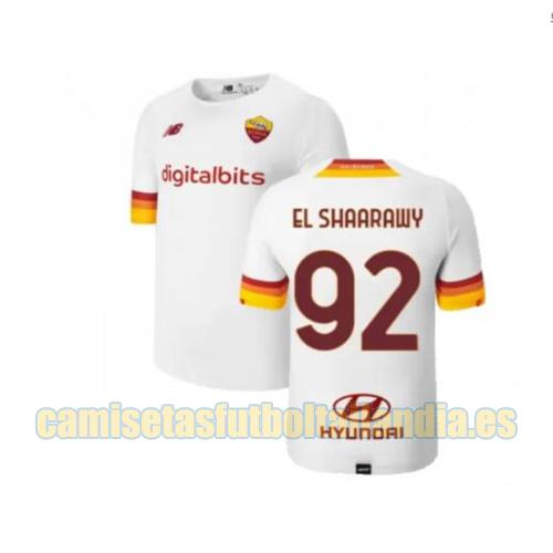camiseta segunda roma 2021-2022 el shaarawy 92