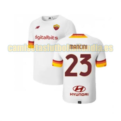 camiseta segunda roma 2021-2022 mancini 23