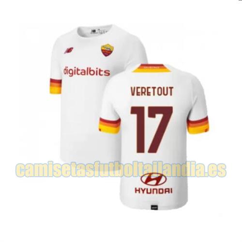 camiseta segunda roma 2021-2022 veretout 17