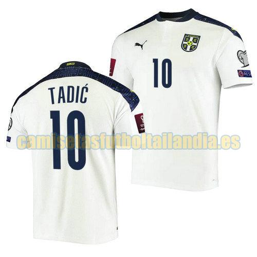 camiseta segunda serbia 2022 dusan tadic 10