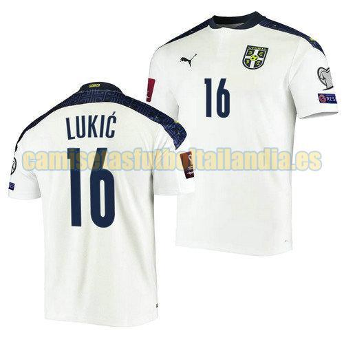 camiseta segunda serbia 2022 sasa lukic 16