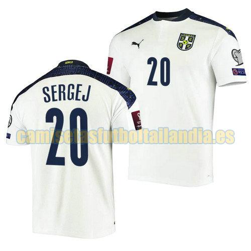 camiseta segunda serbia 2022 sergej milinkovic savic 20