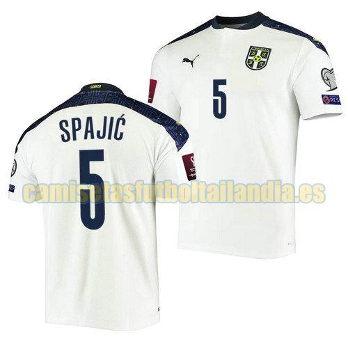 camiseta segunda serbia 2022 uros spajic 5
