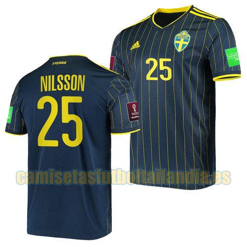 camiseta segunda suecia 2022 joakim nilsson 25