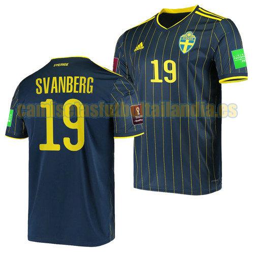 camiseta segunda suecia 2022 mattias svanberg 19