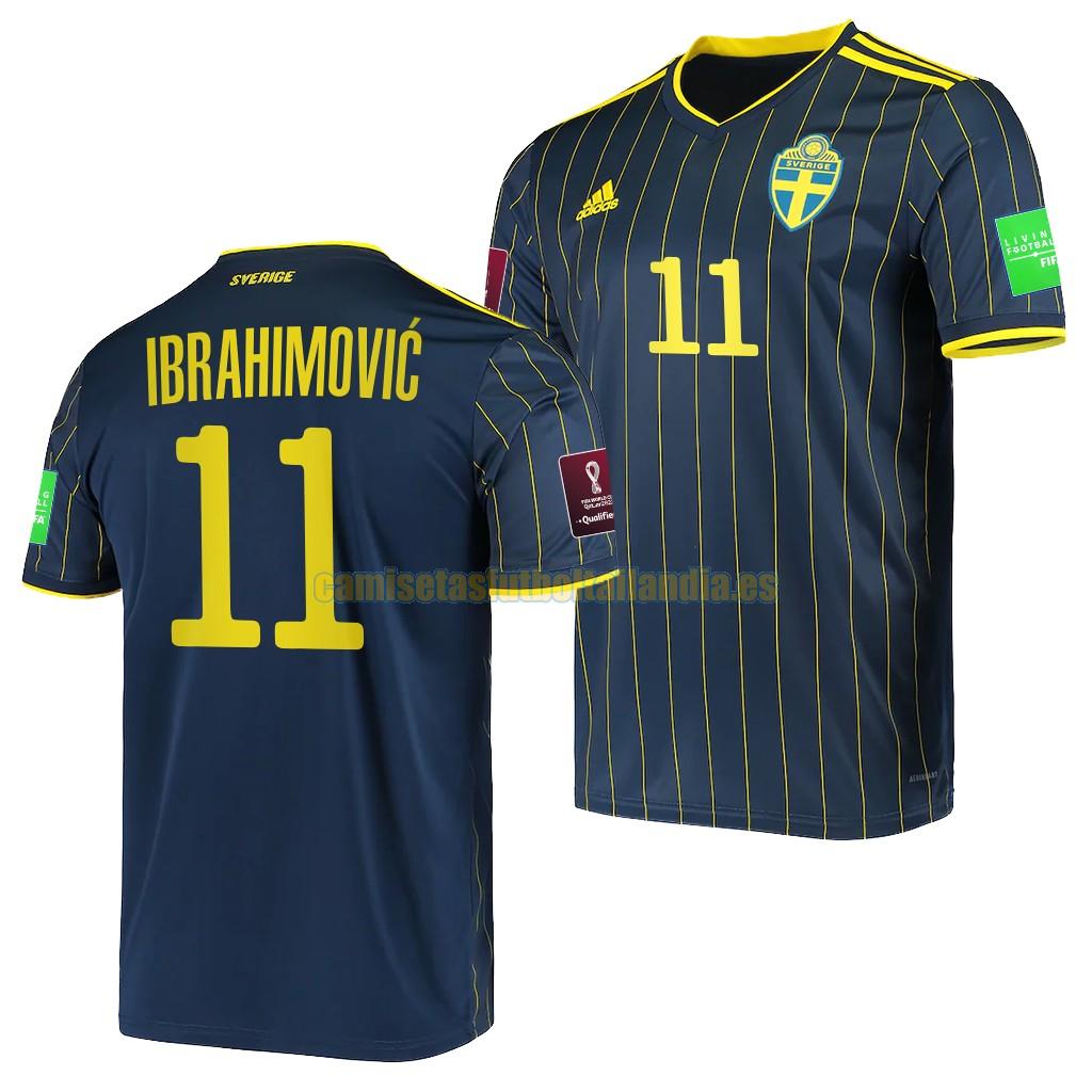 camiseta segunda suecia 2022 zlatan ibrahimovic 11