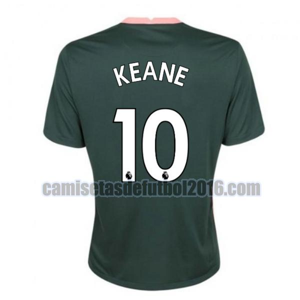 camiseta segunda tottenham 2020-2021 keane 10